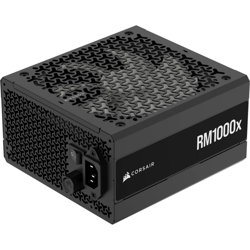 Furnizues Energjie Corsair RM1000x / CP-9020271-EU / 1000W / ATX 3.1 / Cybenetics Gold / Fully-Modular - Zezë