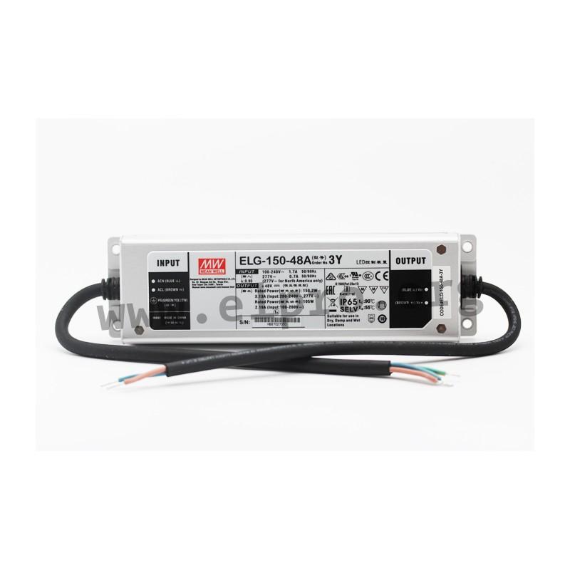 Furnizues Energjie Mean Well ELG-150-24A, 150W, 24V DC, 6.25A, IP65