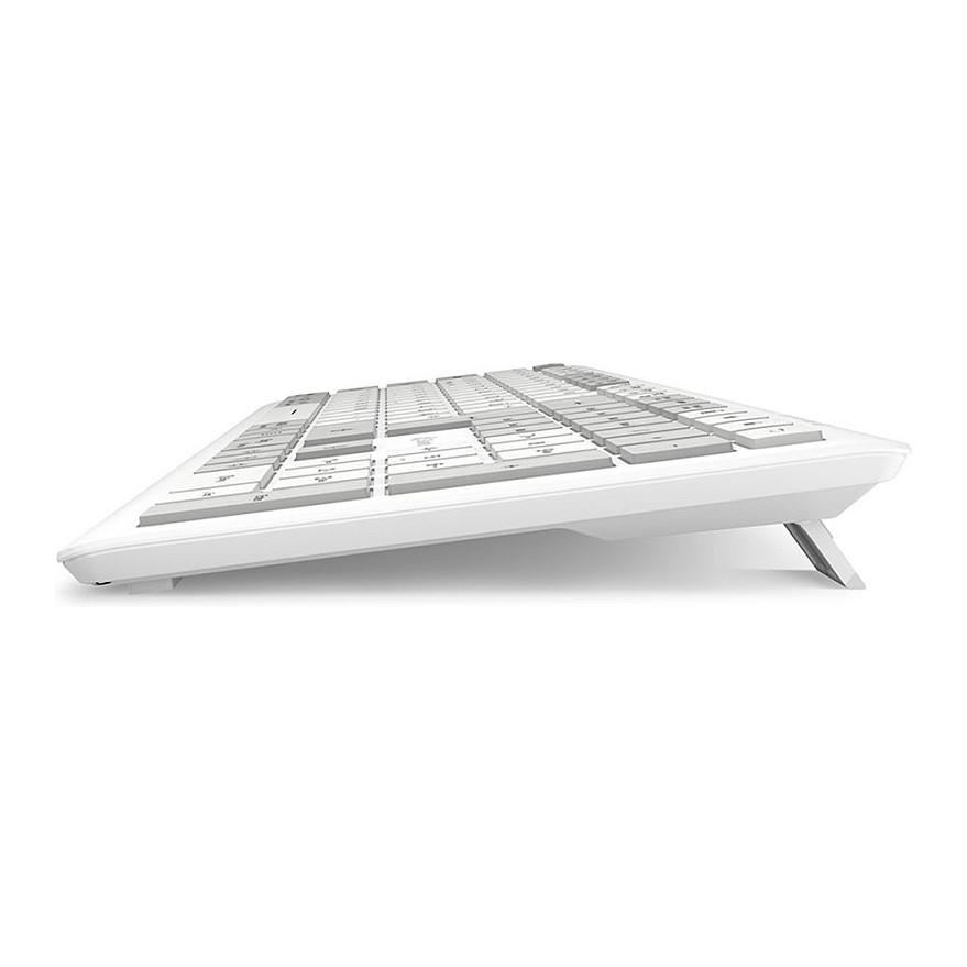 Tastierë Pa kabllo Sharkoon OfficePal K30W / QWERTZ – Bardhë - 4