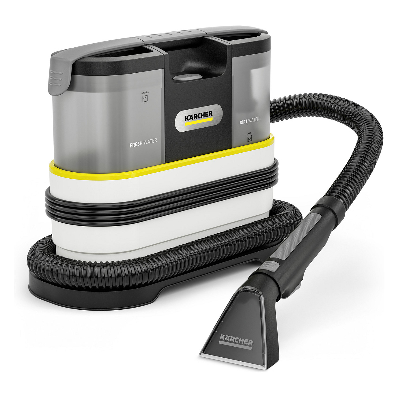 Fshesë me Vakum Kärcher SE 2 Spot / Spray Extraction / 450W / 1.5L / 0.8L / 6.3m – Bardhë/Zezë - 3