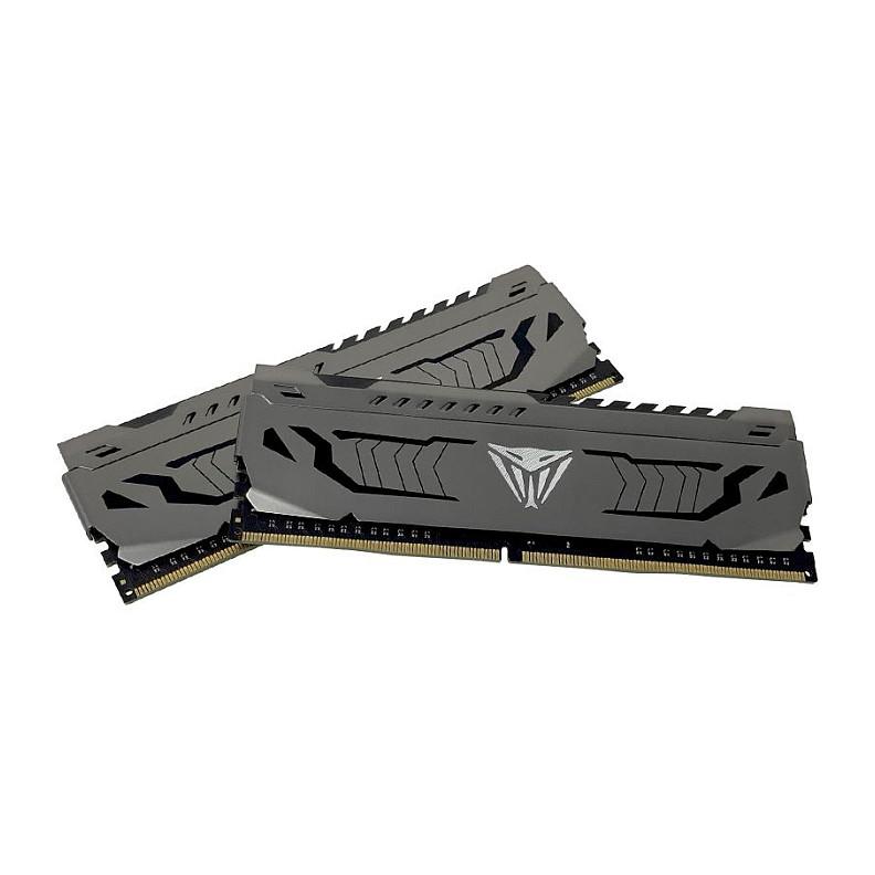 RAM Memorie DDR4 Patriot Viper Steel, 64GB (2 × 32GB), DIMM, 3600MT/s, CL18, 288-pin, XMP 2.0 – Gri - 2