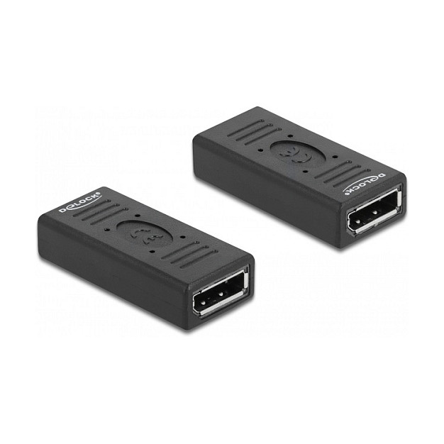DELOCK DisplayPort 1.2 Gender Changer (Female to Female) - 1