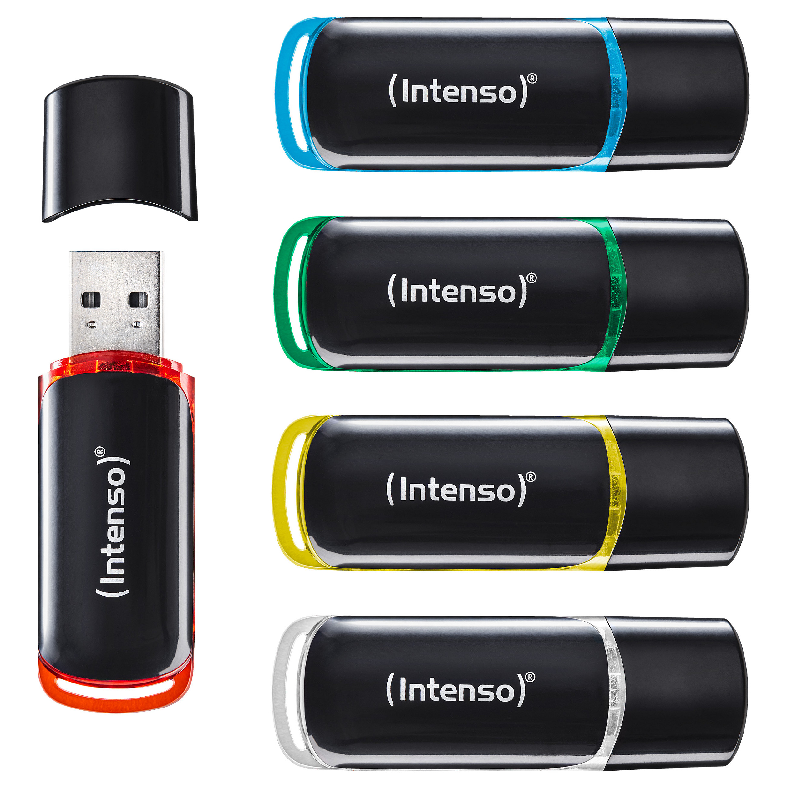 USB Flash Drive Intenso Business Line / 16GB / USB 2.0 / 5 Copë - Zezë