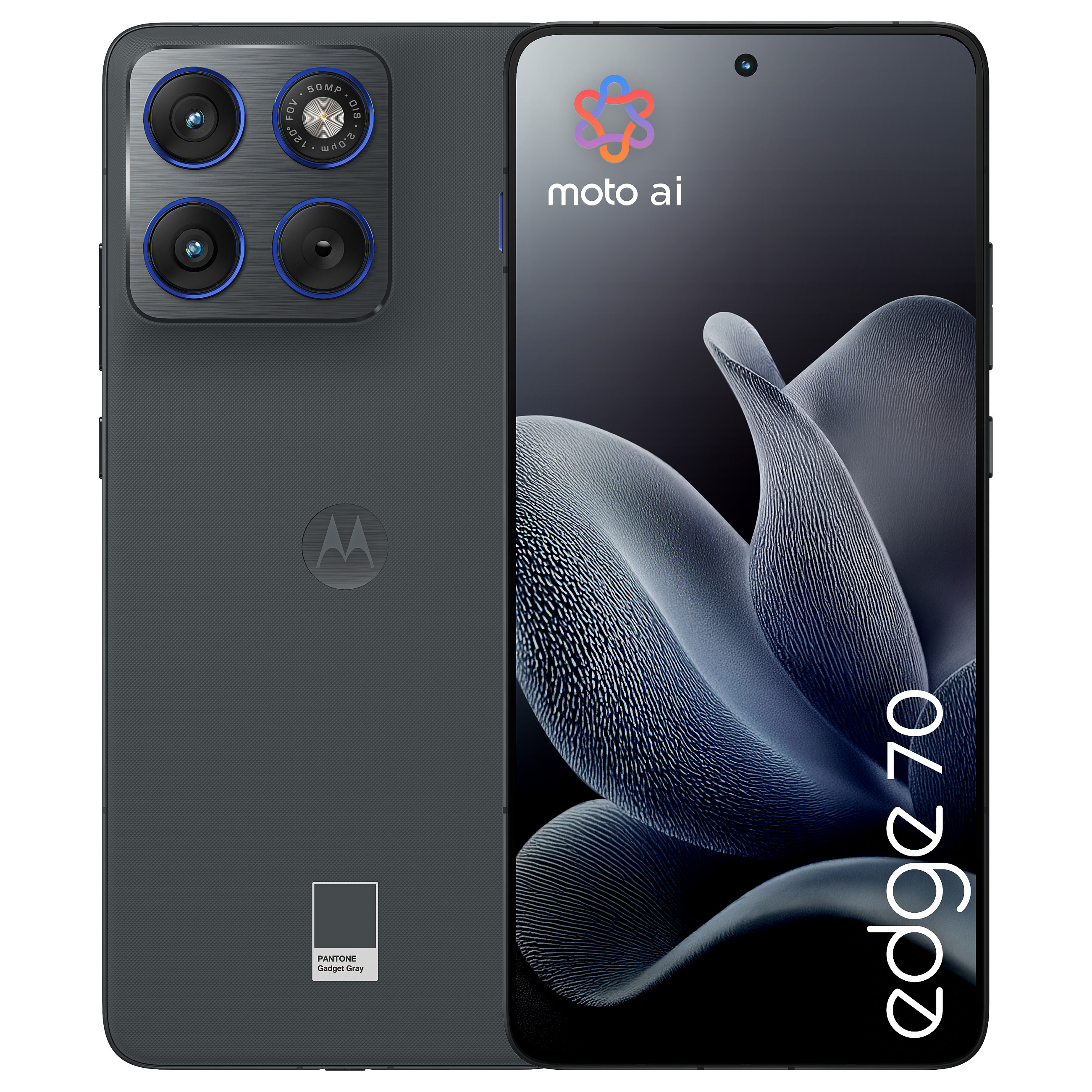 Telefon Android Motorola Edge 70 5G / Snapdragon 7 Gen 4 / 12GB / 512GB / 6.67" pOLED / 120Hz / 50MP – Hiri