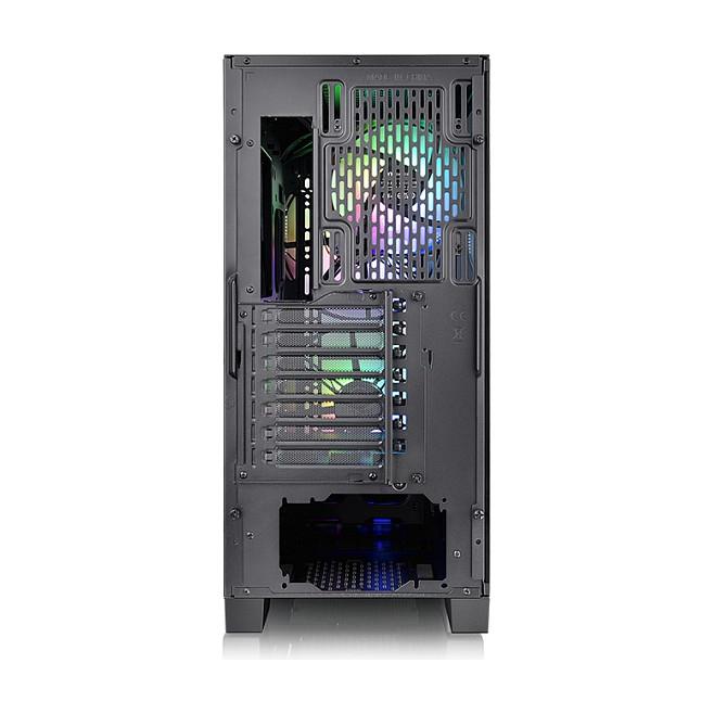 Kasë Thermaltake View 300 MX / Mid-Tower / Xham i Temperuar / 2x200mm + 1x120mm ARGB / USB 3.2 Gen2 Type-C – Zezë - 5
