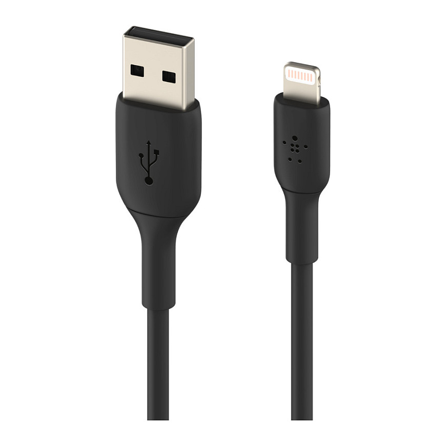 Aksesorë për telefon Belkin Lightning Lade/Sync Kabel PVC mfi zertifiziert 1m black - 2