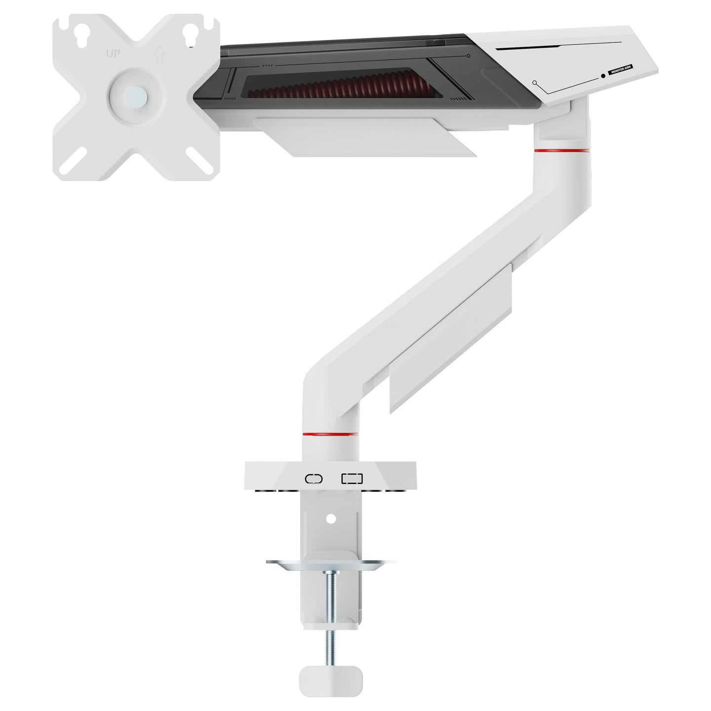 Mbajtëse për Monitor Equip 650190 / 1 Monitor / 17–40" / deri 16kg / VESA 75x75 & 100x100 / Gaming - Zezë - 2