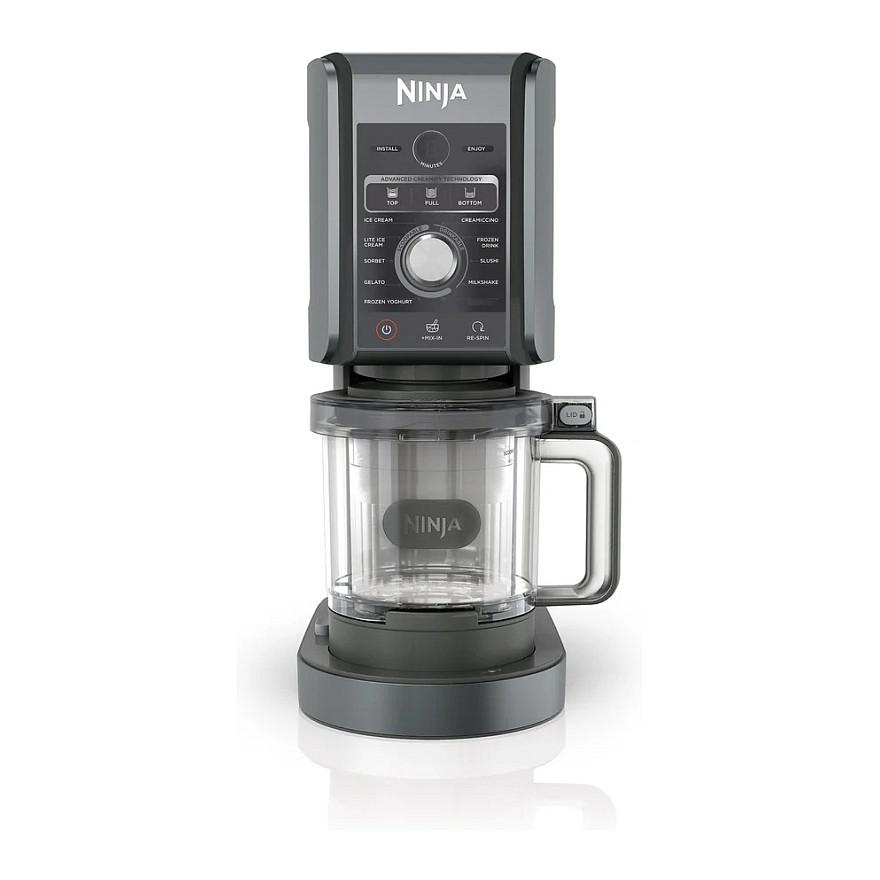 Aparat për Akullore Ninja CREAMi Deluxe NC502EU, 800W, 10 Programe, 2 Enë nga 709ml - Zezë/Argjend