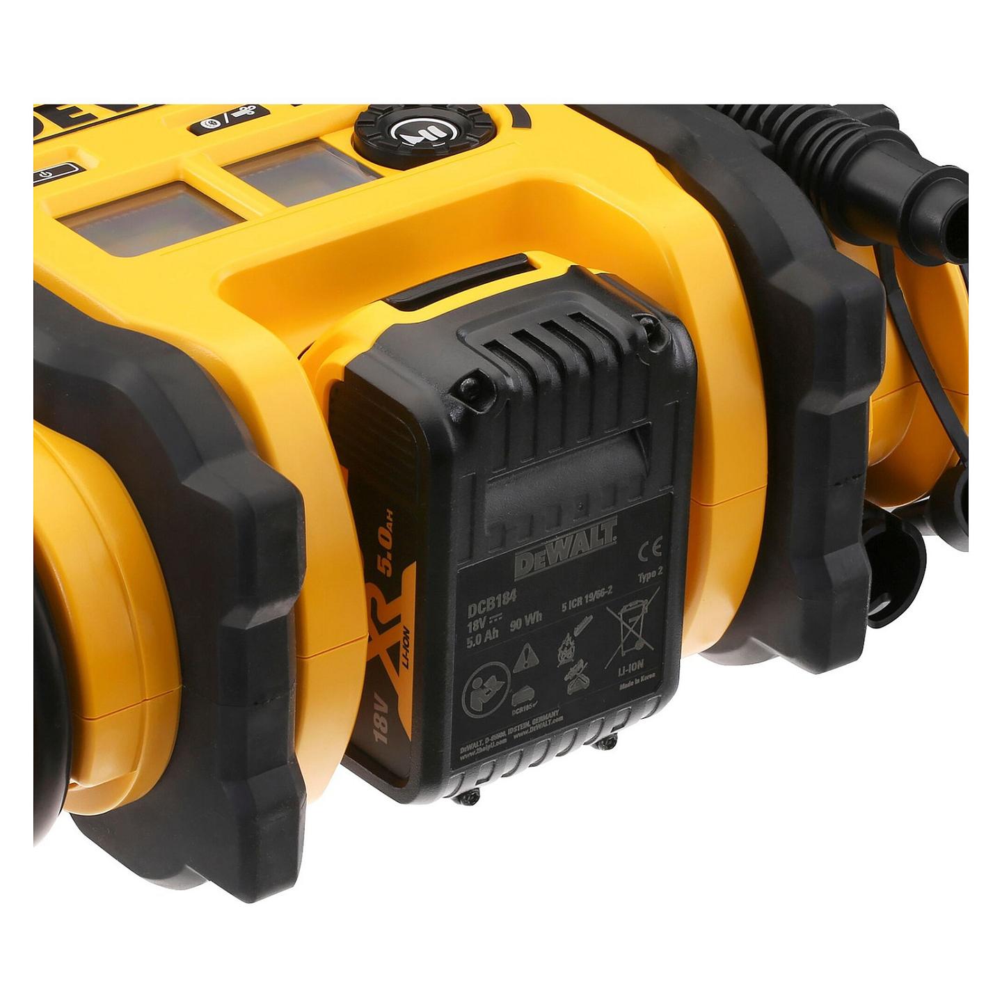 Kompresor Ajri DeWALT DCC018N-XJ, 18V, 11bar, Matës Digjital - Zezë/Verdhë - 7