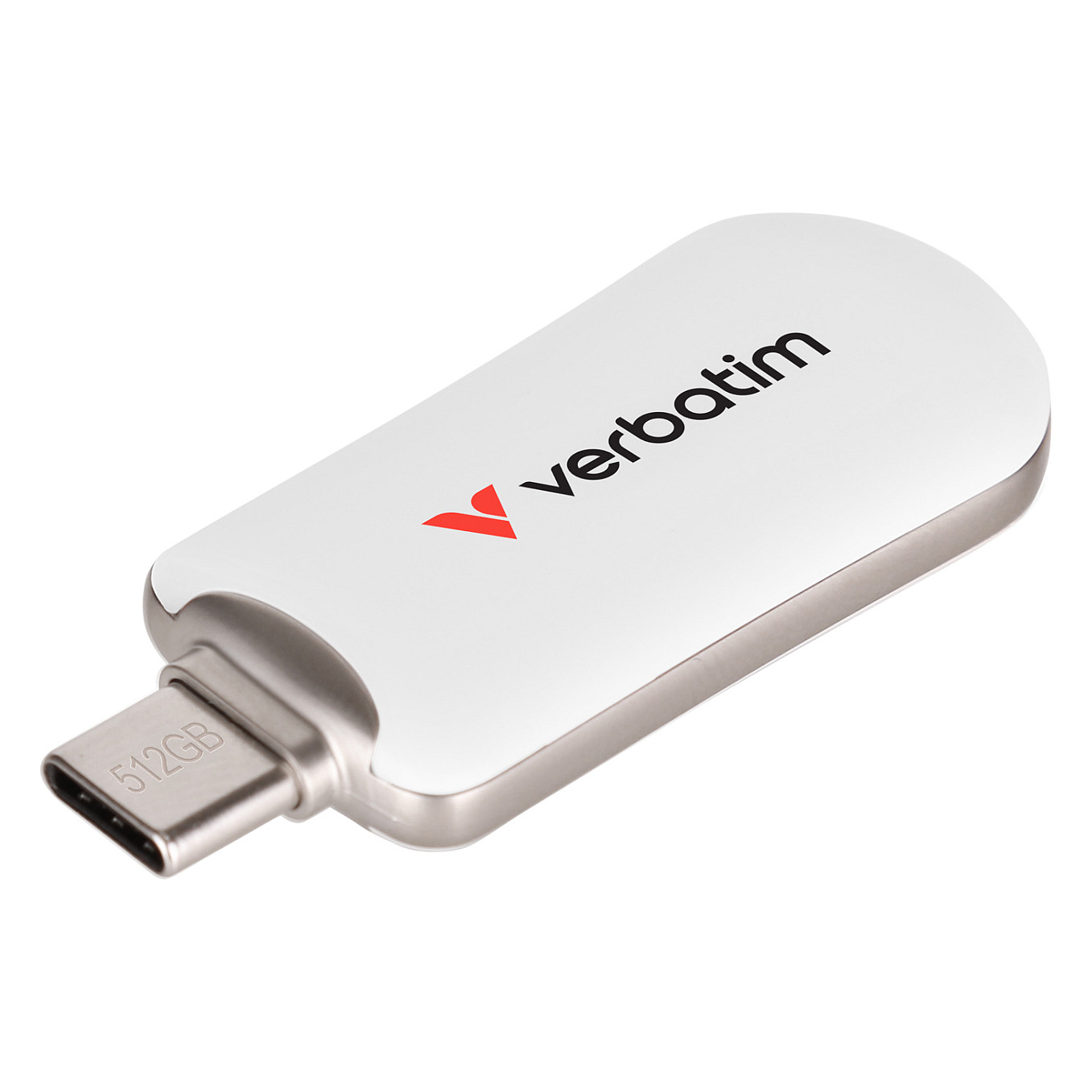 USB Flash Drive STICK 512GB Verbatim Plectra White USB-C Flash Drive - e bardhë - 3