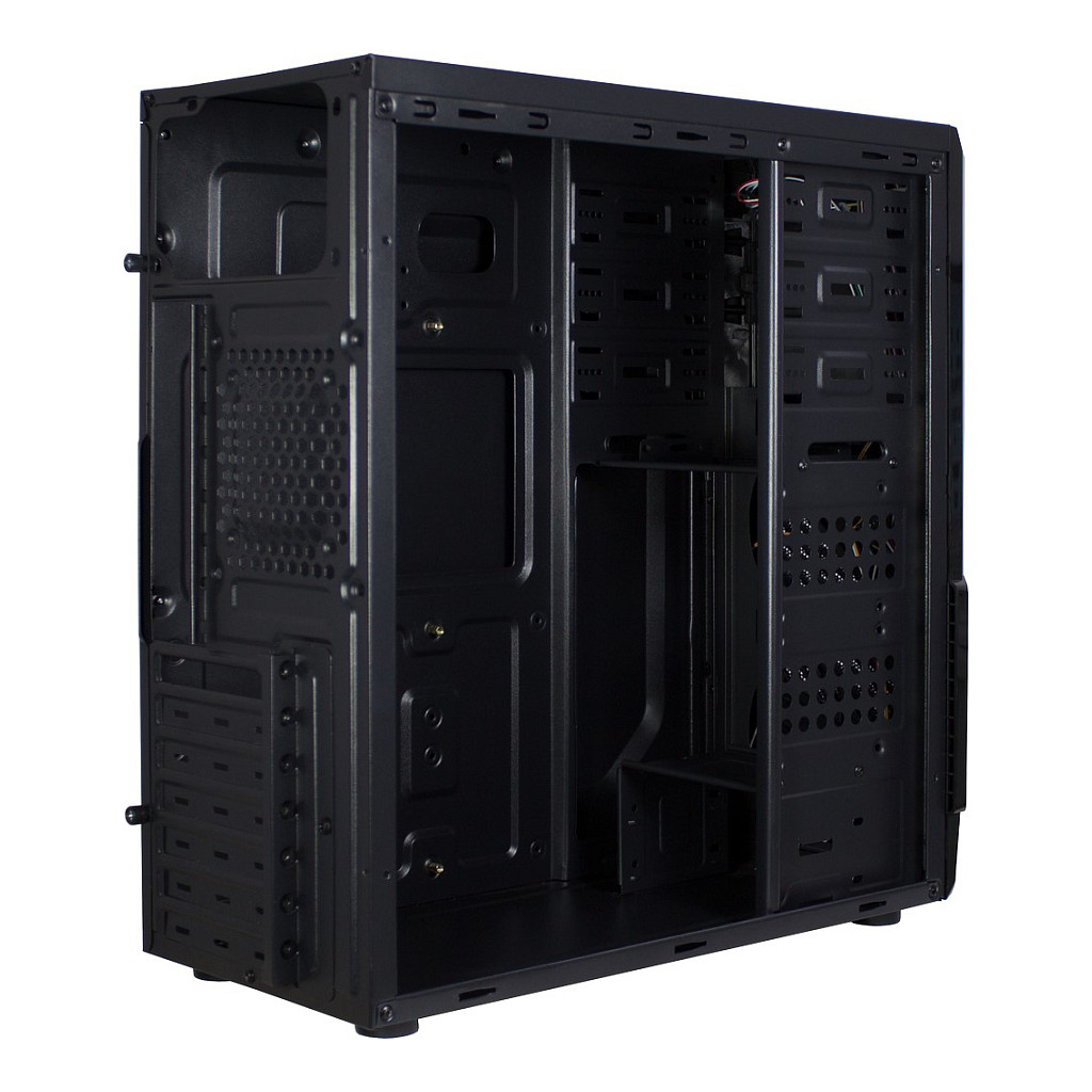 Kasë PC Inter-Tech B-48 / Mid Tower / ATX / 120/140mm Fan Support / 2.5" + 3.5" Bay - Zezë - 7