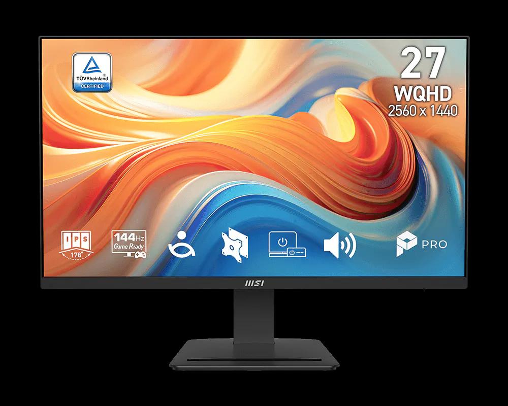 Monitor MSI Pro MP273Q E14 / 27" / WQHD IPS / 144Hz / 1ms / HDMI+DisplayPort - Zezë