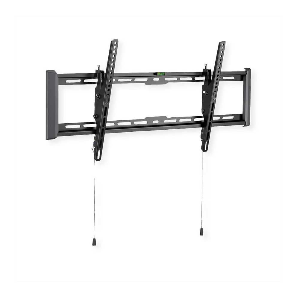 Mbajtëse për TV VALUE / 43″–90″ / deri në 75 kg / e pjerrët / distancë 47 mm nga muri - Zezë
