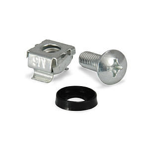 Aksesorë Rack / M6 Cage Nut & Screw Set / 20 Sets per Pack - 1