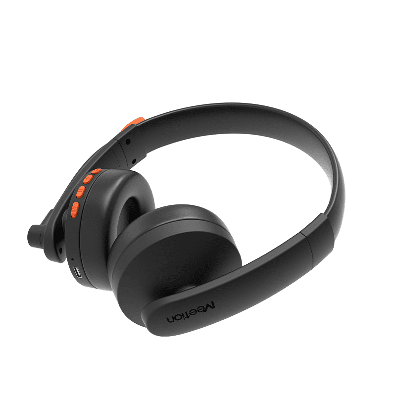 Kufje pa kabllo Meetion BTH003 TELEPHONE Mic / Noise reduction / TYPE-C / Bluetooth 5.1 / e zezë - 6