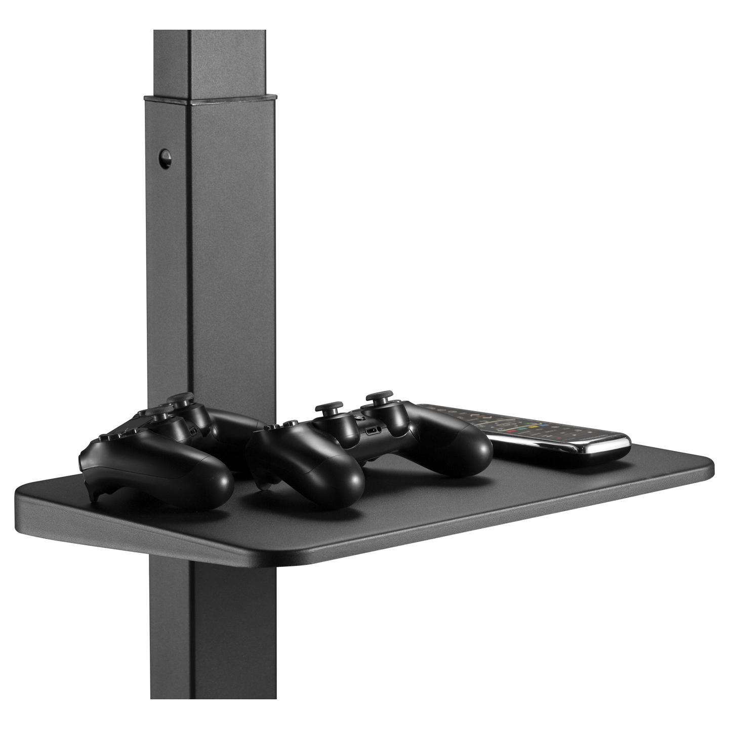 Mbajtëse për TV Equip 650613 , 37–75" , deri 40kg , për dysheme , lartësi e rregullueshme , e rrotullueshme ±35° , VESA 200x200–600x400 - Zezë - 6
