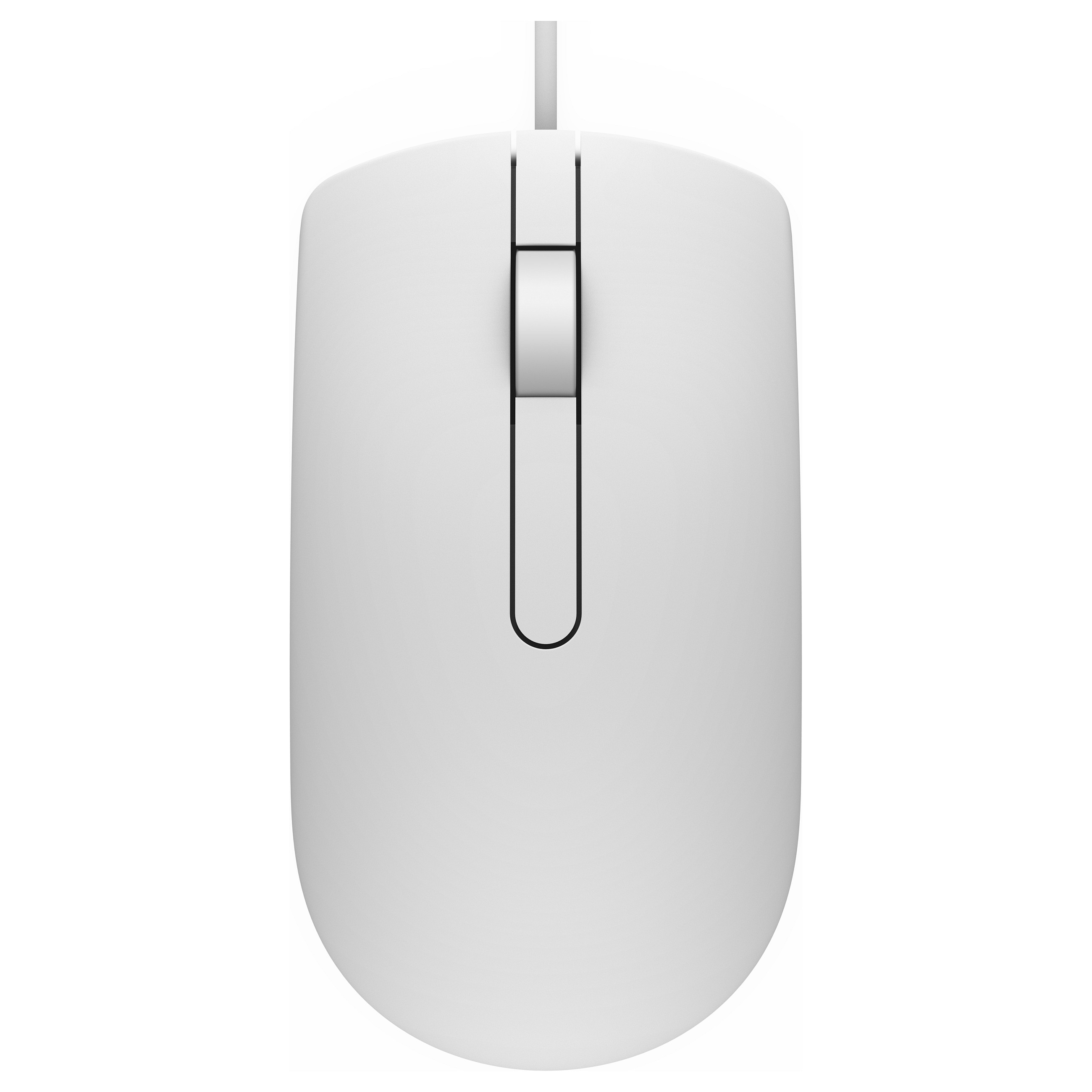 Maus me kabllo Dell MS116 / USB – Bardhë - 3