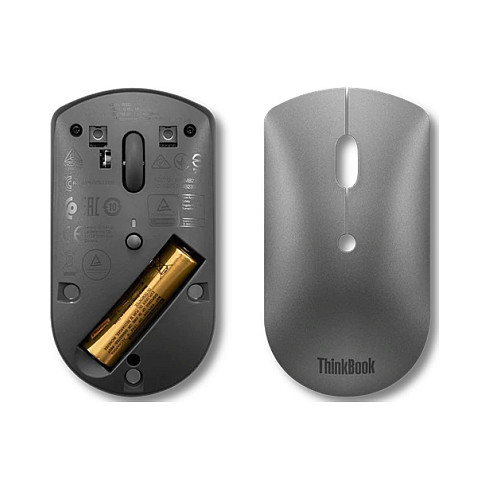 Maus pa Kabllo Lenovo ThinkBook Bluetooth Silent Mouse / Ambidextrous - Argjend - 2
