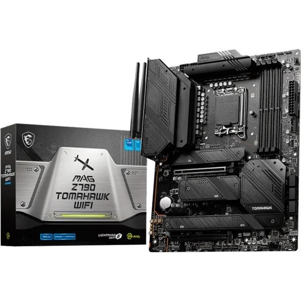 Pllakë Amë MSI MAG Z790 TOMAHAWK WIFI, Intel Z790, LGA1700, DDR5, ATX, Wi-Fi 6E, Bluetooth 5.3, 4x M.2, PCIe 5.0    