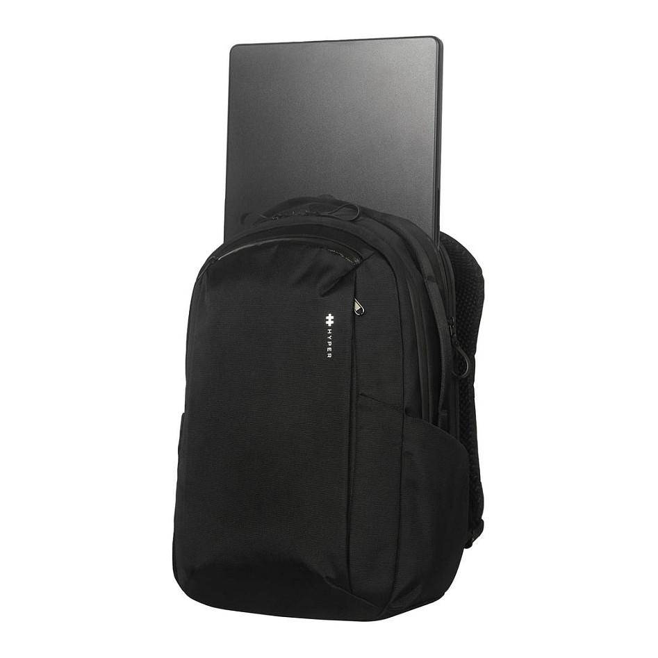 Çantë për Laptop Targus HYPER HyperPack HP21PBKGL, deri 16", 21L, 1200D RPET, 3 Ndarje, Rrip për Valixhe - Zezë - 8