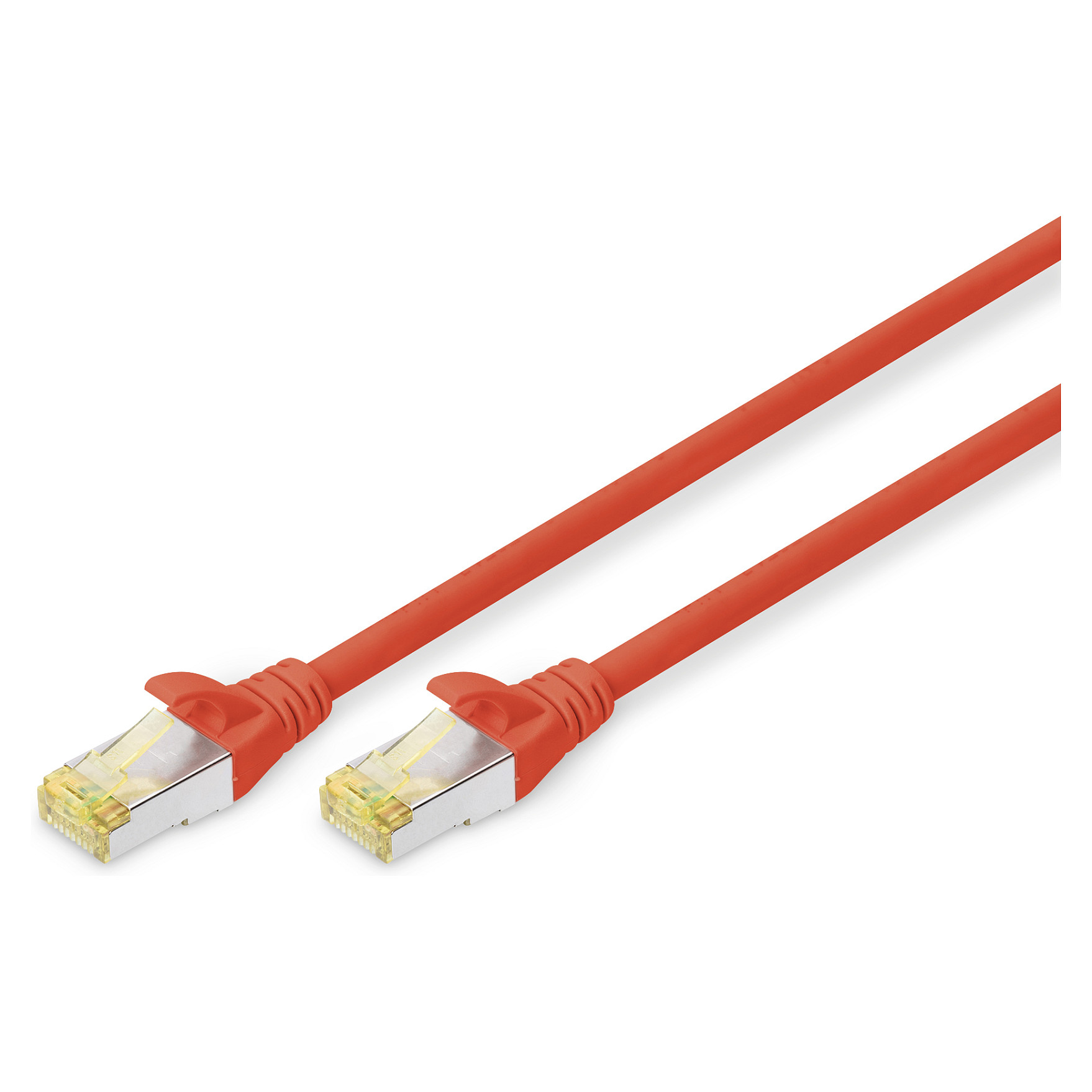 Kabllo për Rrjet DIGITUS CAT 6A S/FTP / 2m - Kuqe - 1