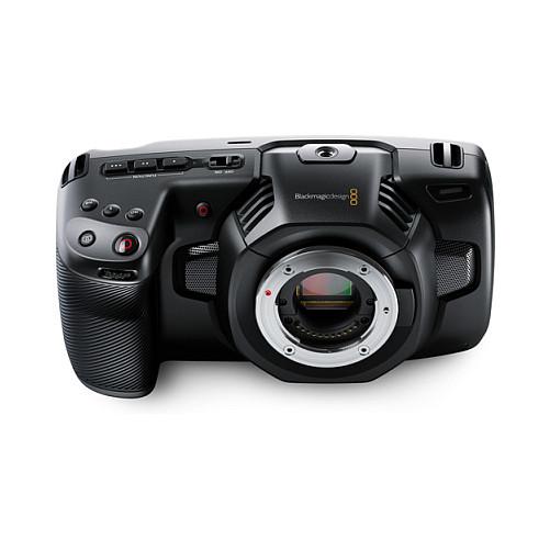 Kamerë digjitale Blackmagic Design Pocket Cinema Camera 4K / 4/3" / DCI 4K / Dual Native ISO / RAW / Micro Four Thirds - Zezë - 1