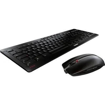 Combo (Tastierë & Maus) Cherry Stream Desktop Recharge , Wireless, QWERTZ DE - Zezë - 3