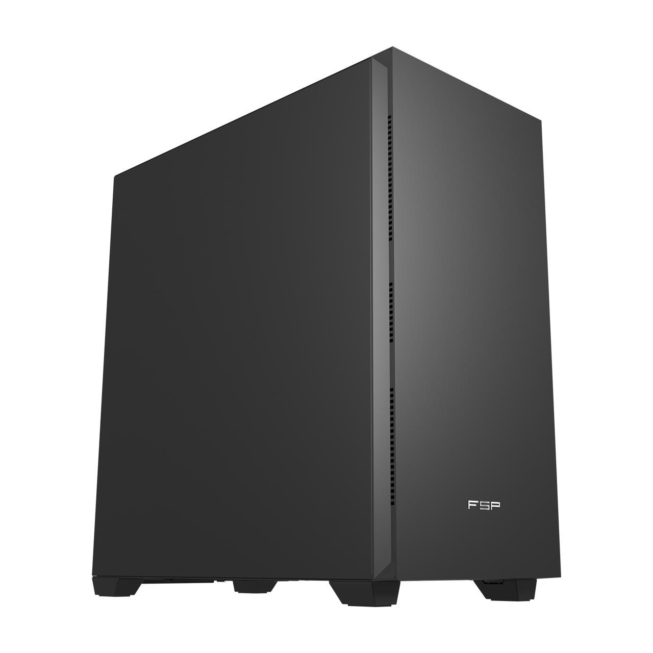 Kasë Fortron U530-BS / Silent E-ATX Ultra Tower / 3x120mm (Para) + 1x120mm (Prapa) / USB 3.0 + Type-C / Panele Izoluese Akustike – Zezë