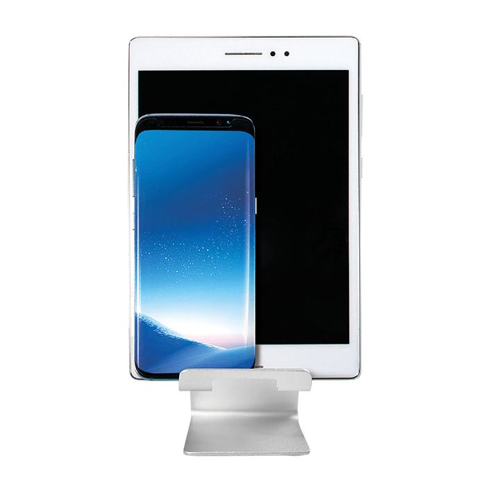 Mbajtëse për telefon LogiLink AA0122 / Smartphone & Tablet / Aluminium / 2 kënde shikimi – Argjend - 6