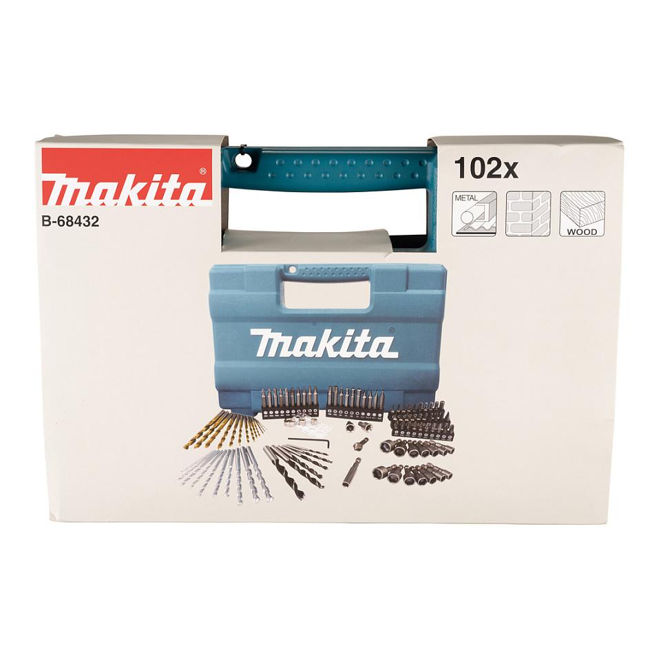 Set Burgjish dhe Bitash Makita B-68432, 102 Pjesë, për Dru, Metal dhe Muraturë - 4