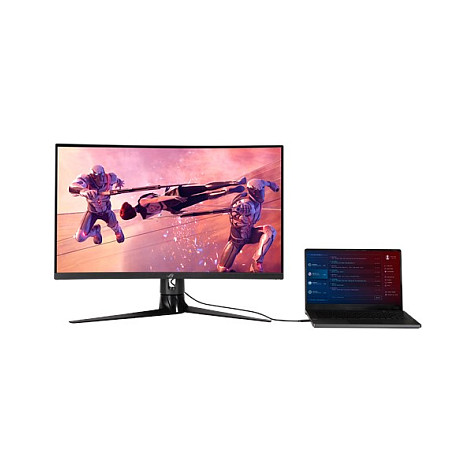 Monitor Gaming ASUS ROG Strix XG32VC / 31.5" / QHD VA LCD Curved / 170Hz / 1ms / USB-C+HDMI+DP+USB - Zezë - 11