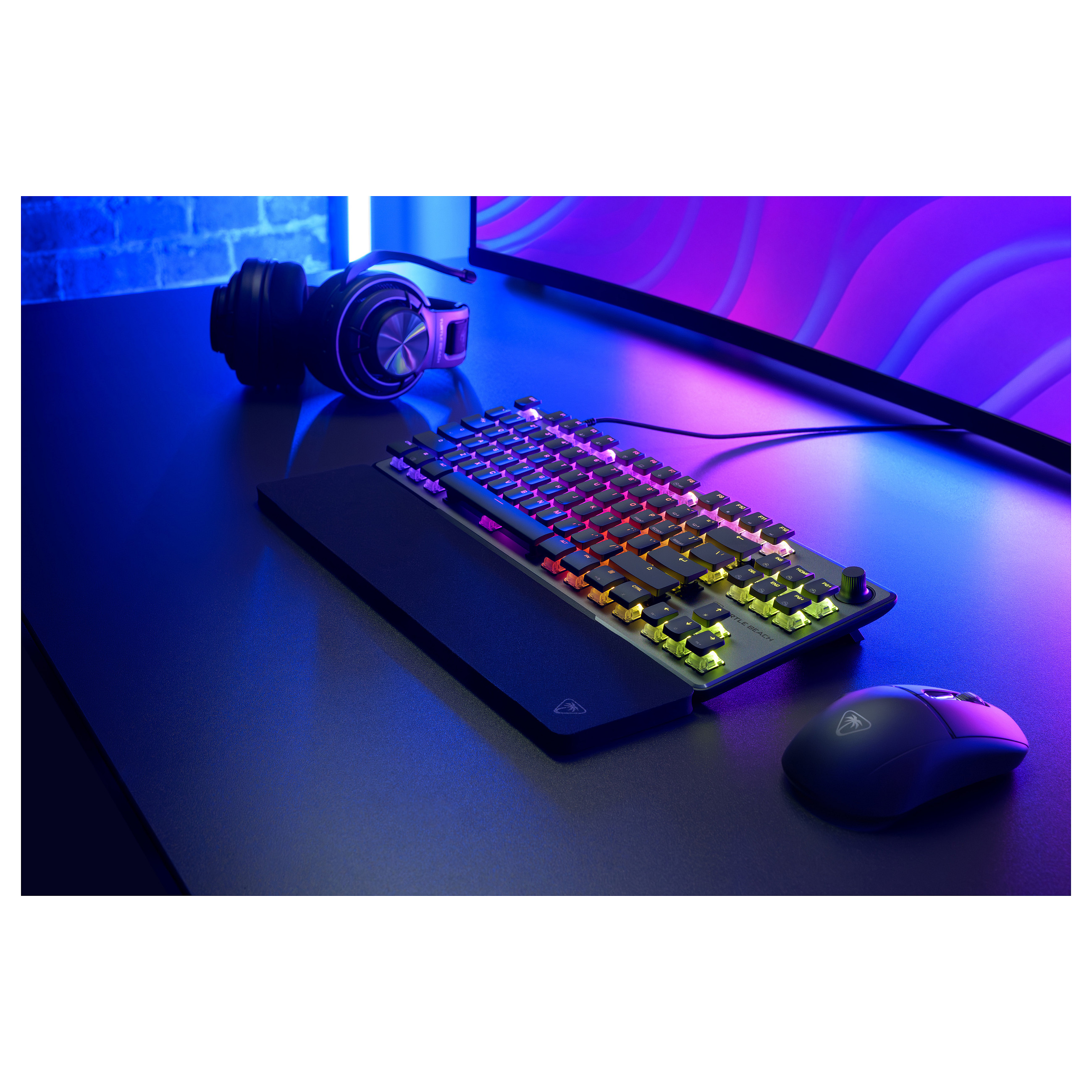 Tastierë Gaming Turtle Beach Vulcan II TKL Pro Wired / AZERTY - Zezë - 8