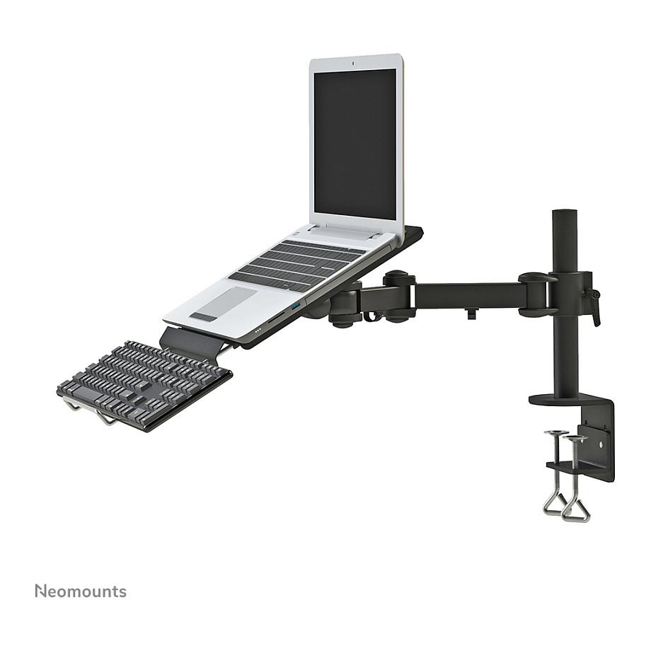 Mbajtëse për Laptop Neomounts NOTEBOOK-D100 , deri 22" , deri 10kg , e rregullueshme , e pjerrët , e rrotullueshme - Zezë - 6