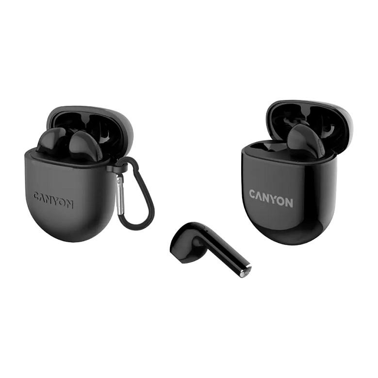 Kufje pa kabllo Canyon CNS-TWS6B / TWS / Bluetooth 5.3 / 13mm / Mikrofon - Zezë - 2