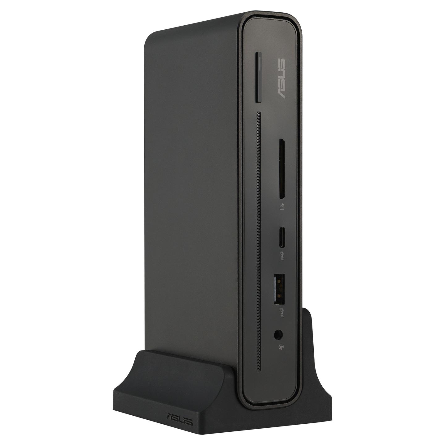 Docking Station ASUS DC300, 3× Video, HDMI 2.0, DisplayPort 1.4, USB-C, USB-A, Gigabit Ethernet, SD, PD 90 W – Zezë - 7