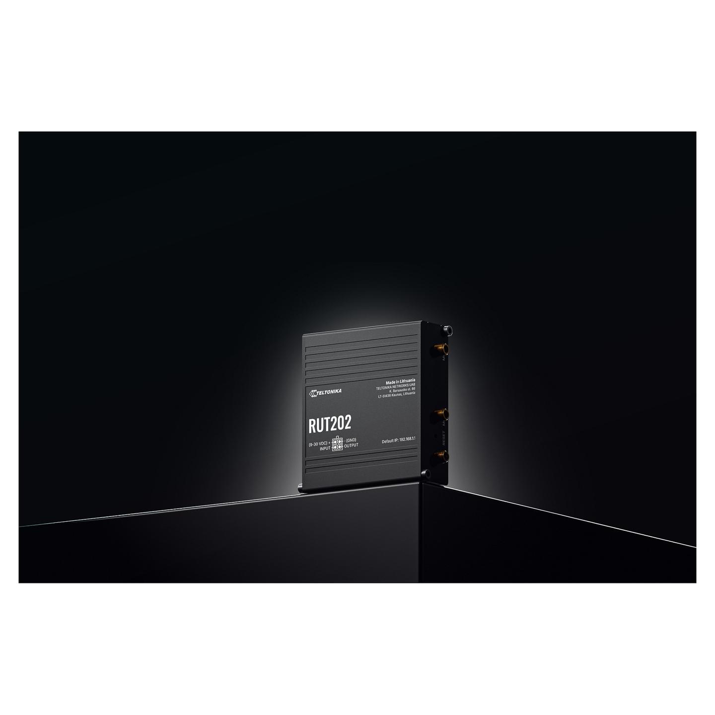 Ruter Industrial Teltonika RUT202, 4G LTE Cat 4, Wi-Fi 4, Dual SIM, 2× Ethernet - Zezë - 6