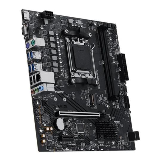Pllakë Amë MSI PRO A620AM-B EVO, AMD A620A, AM5, DDR5, Micro-ATX, PCIe 4.0, M.2, HDMI 2.1, VGA, 2.5G LAN – Zezë - 3
