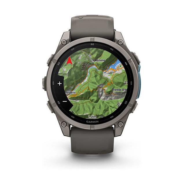 Orë e Mençur Garmin fēnix 9 / 47 mm / AMOLED / Titanium / Rrip Silikoni / GPS - Gri - 7