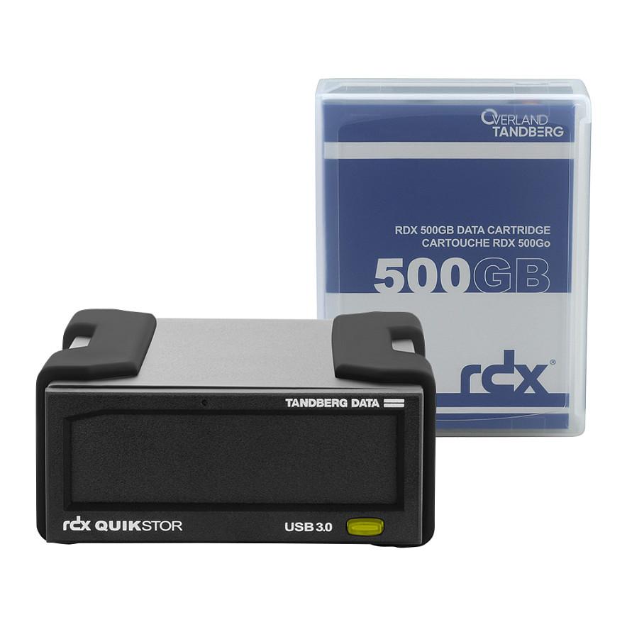 RDX Drive i Jashtëm Tandberg Data 8863-RDX / 500GB / USB 3.0 – Zezë