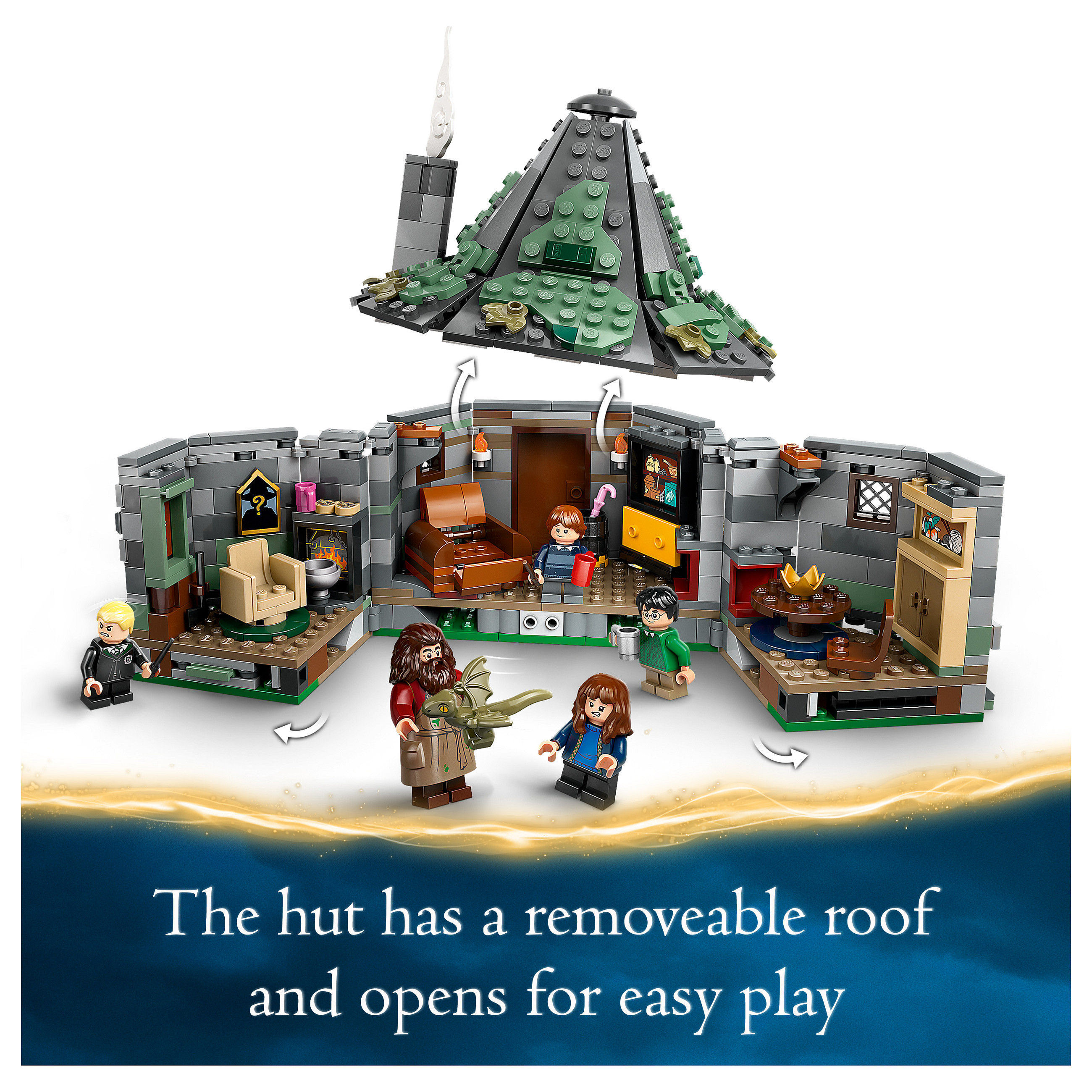 Lodër LEGO Harry Potter - Strofa e Hagrid - 22