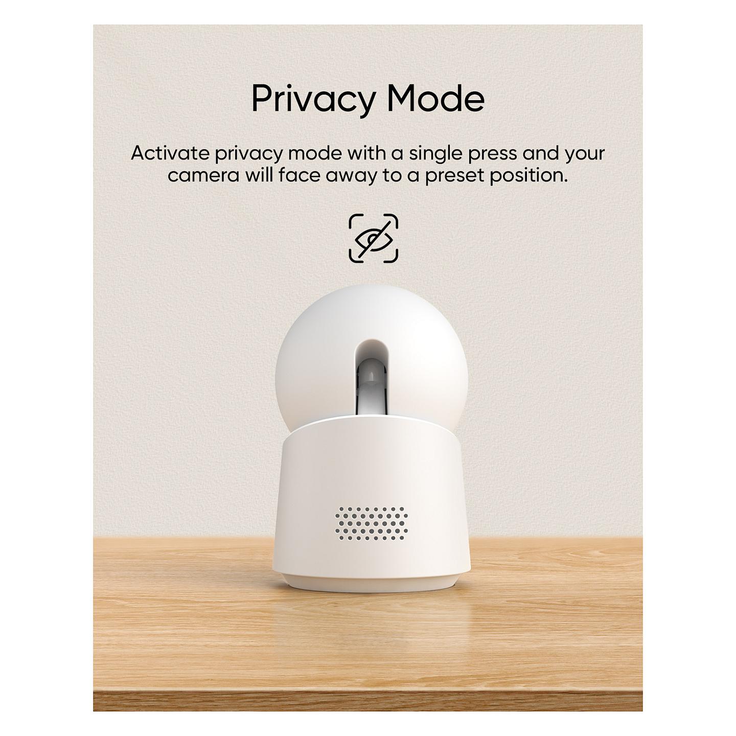 Kamerë Sigurie IP CCTV Anker Eufy C220, 2K, 2.8 mm, 100°, 360°, Wi-Fi 2.4 GHz, IR 10 m, MicroSD 128 GB - Bardhë - 10