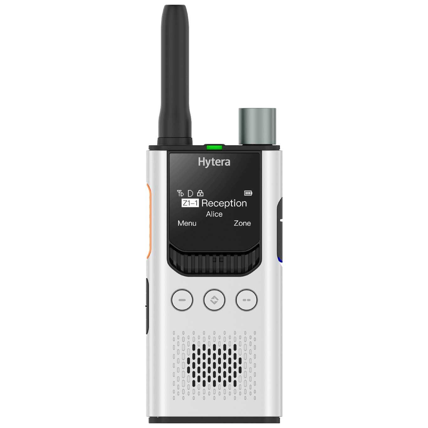 Radio Lidhje Hytera S1 Pro HYT-S35 U1, UHF 400–470MHz, 1W/2W/3W, 2200mAh, DMR/Analog, OLED, 3.5mm - Argjend