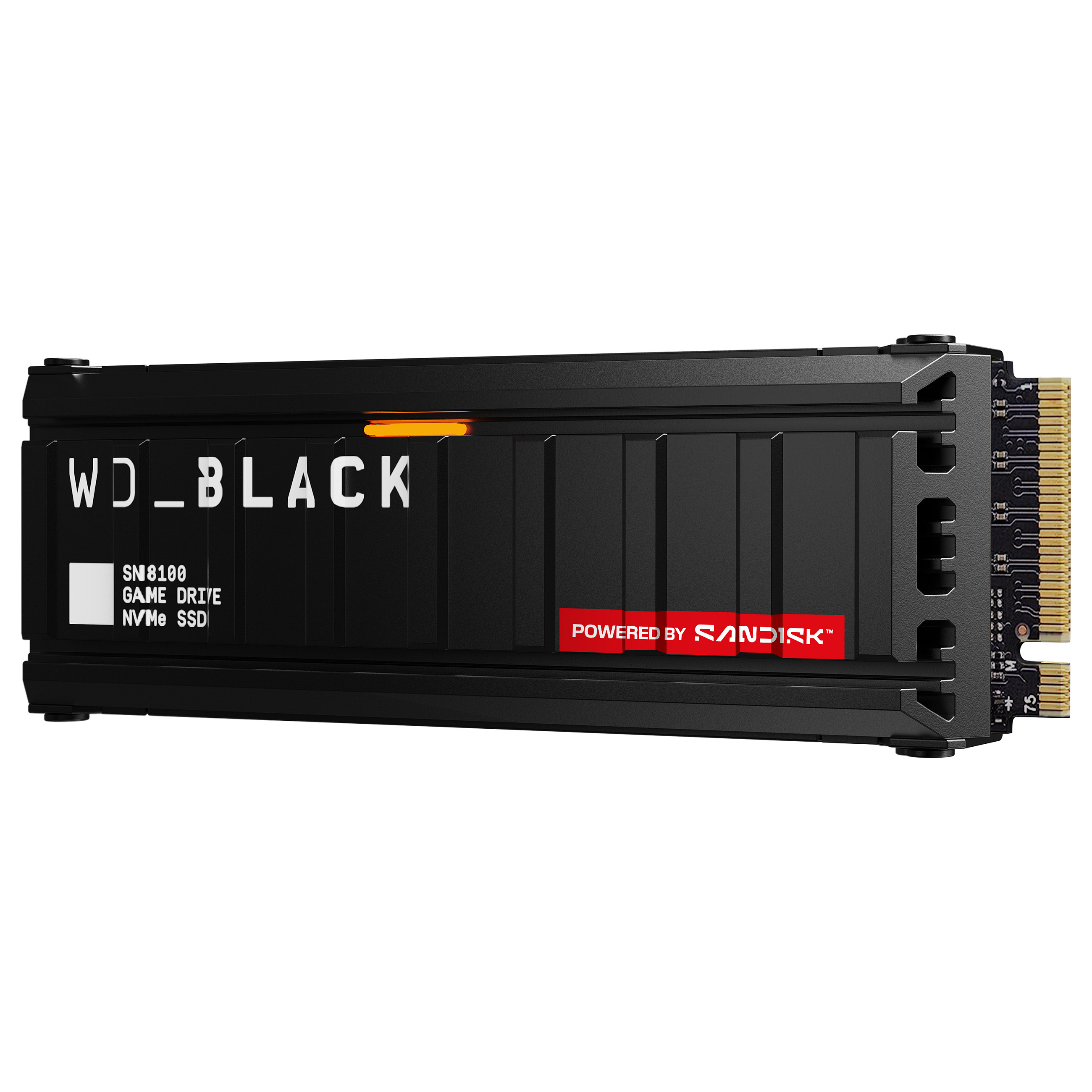 SSD të Brendshme Western Digital SN8100 2TB M.2 2280 NVMe w/ Heatsink Powered by SanDisk - 2