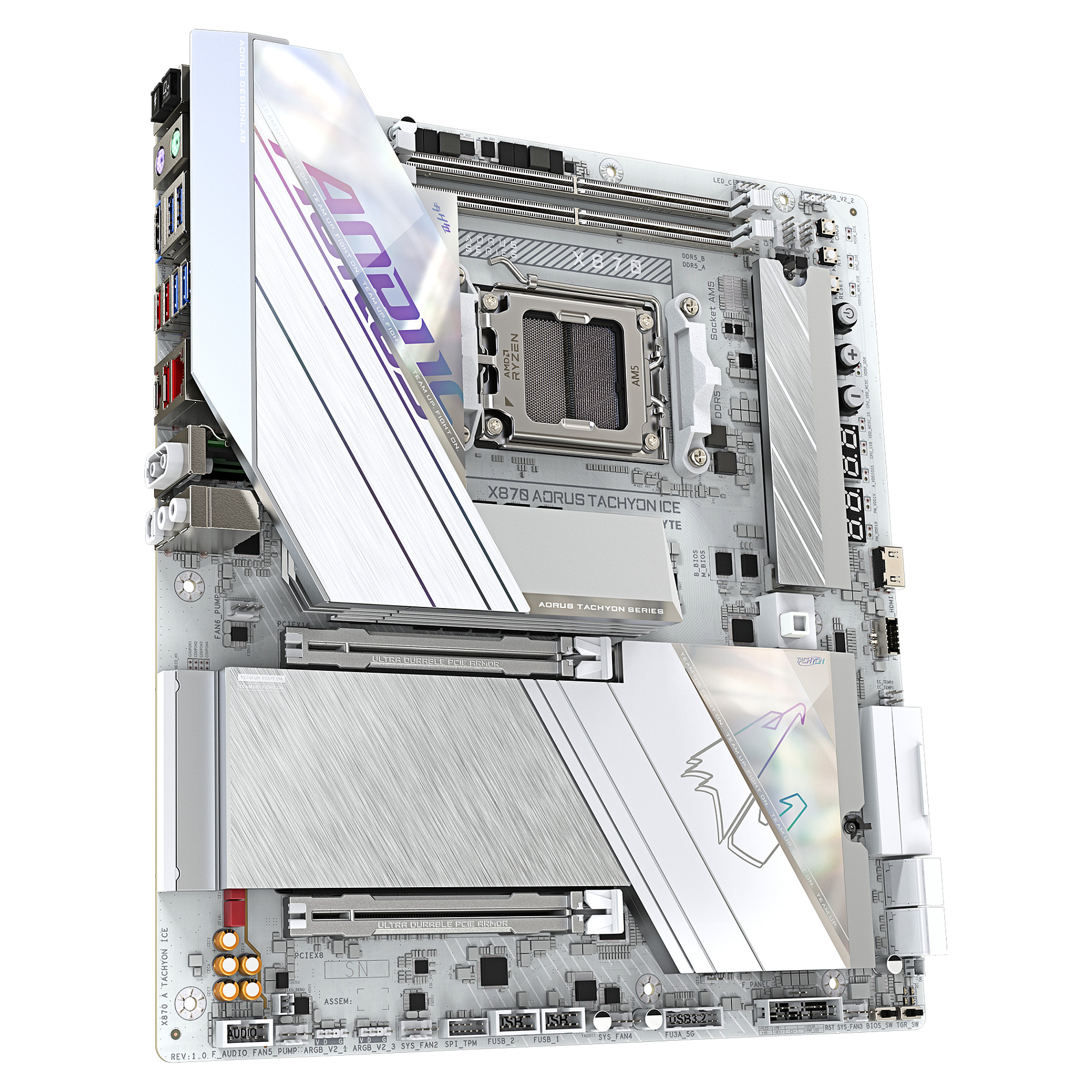 Pllakë Amë AMD AM5 Gigabyte X870 AORUS Tachyon ICE / ATX / DDR5 / HDMI+DP - 3