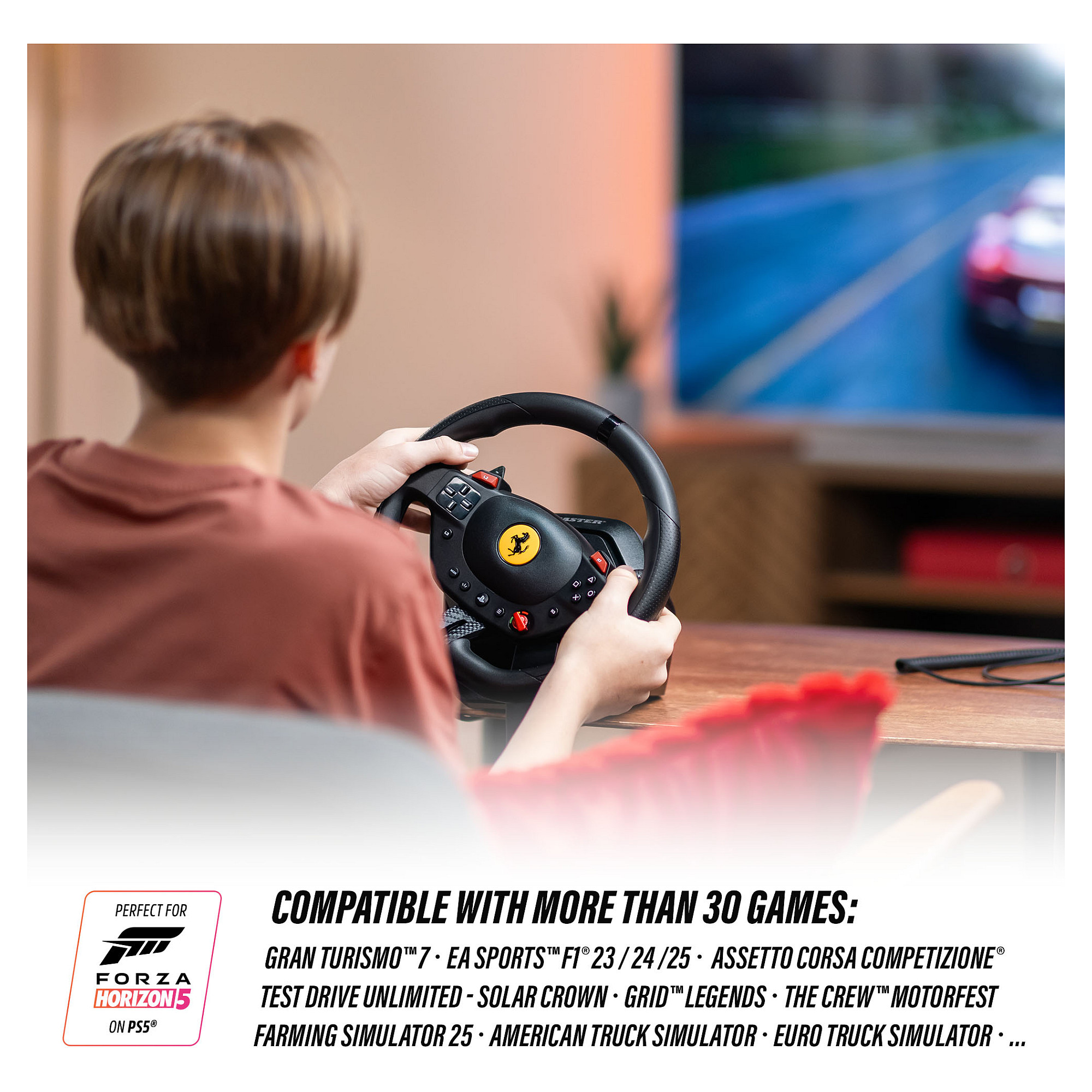 Kontroller Timon & Pedale Thrustmaster T98-P Ferrari 296 GTB - Zezë - 14