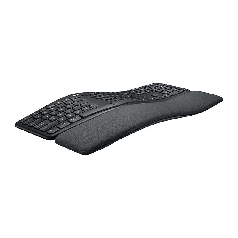 Tastierë Pa kabllo Logitech ERGO K860 / 2.4 GHz + Bluetooth 5.0 / Full-Size / QWERTY / Pan Nordic - Grafit - 4