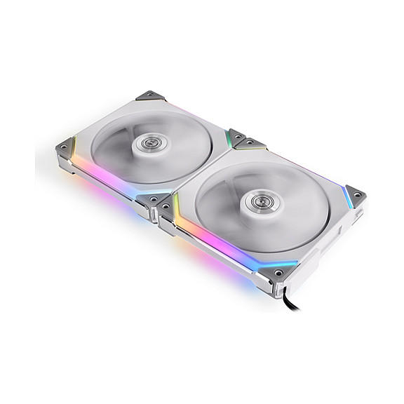 Ftohës për Kasë Lian Li UNI FAN SL140 / 140mm / 500-1500 RPM / ARGB / PWM / 2-Pack – Bardhë