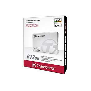 SSD e Brendshme TRANSCEND SSD230S 512GB SSD 3D 6.4cm 2.5 inch SATA III 6Gb/s TLC aluminium case - 7