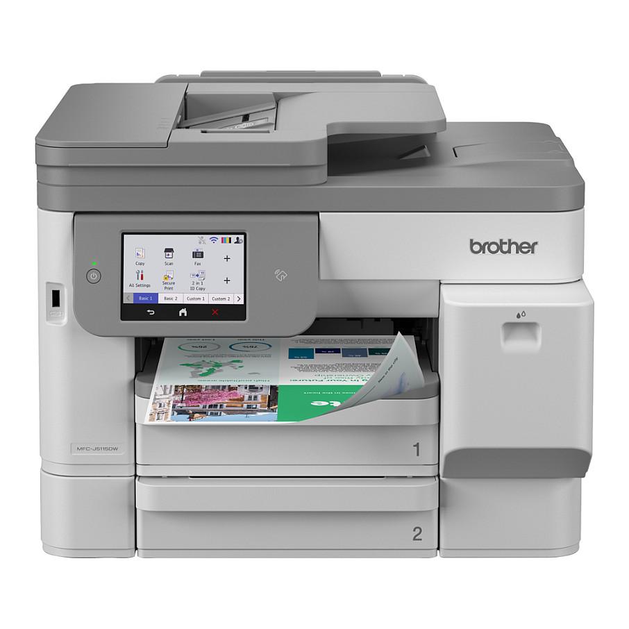 Printer Multifunksional Brother MFC-J5115DW, A4, 4 në 1, Inkjet, 28ppm, Duplex, Wi-Fi, Ethernet, USB - Bardhë