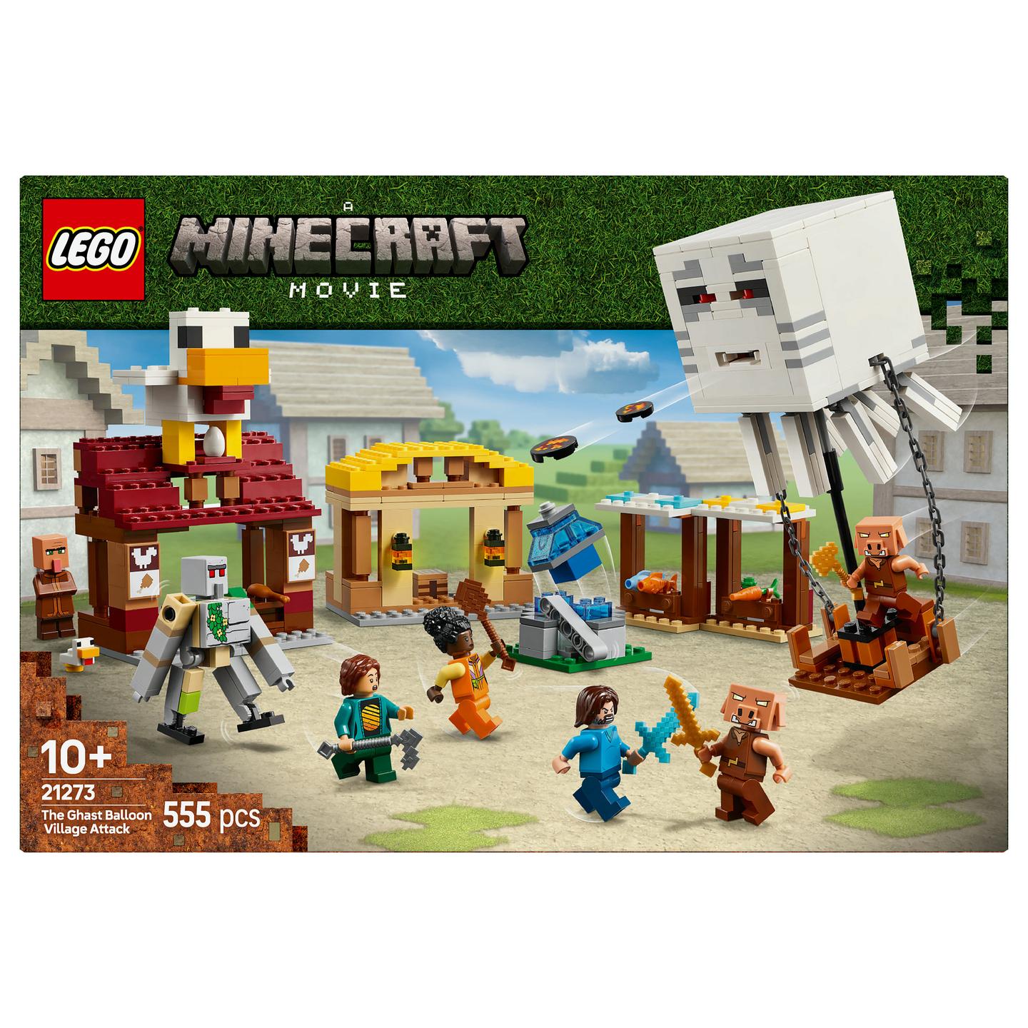 LEGO Minecraft The Ghast Balloon Village Attack - 10